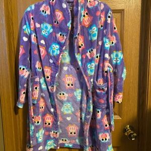 Owl kids robe